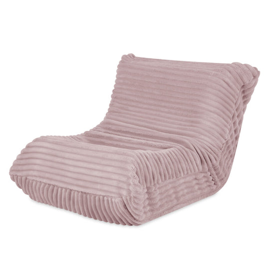 Ergonomic children’s lounge chair MOONI, pink, Puffy Lamell