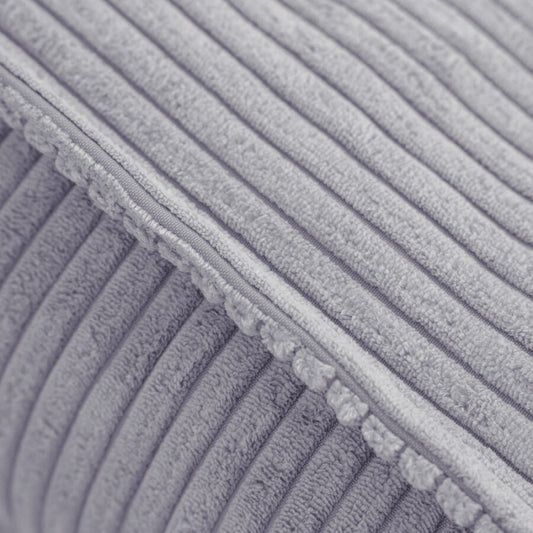 Puff, 60×60 cm, floor cushion, grey, premium corduroy