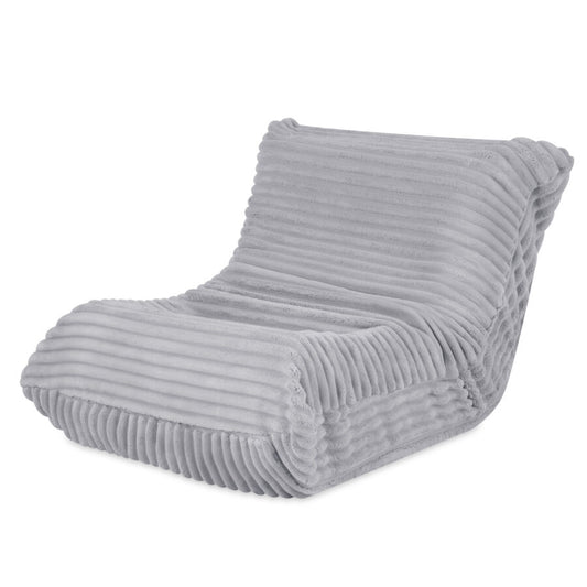 Ergonomic children’s lounge chair MOONI, grey, Puffy Lamell