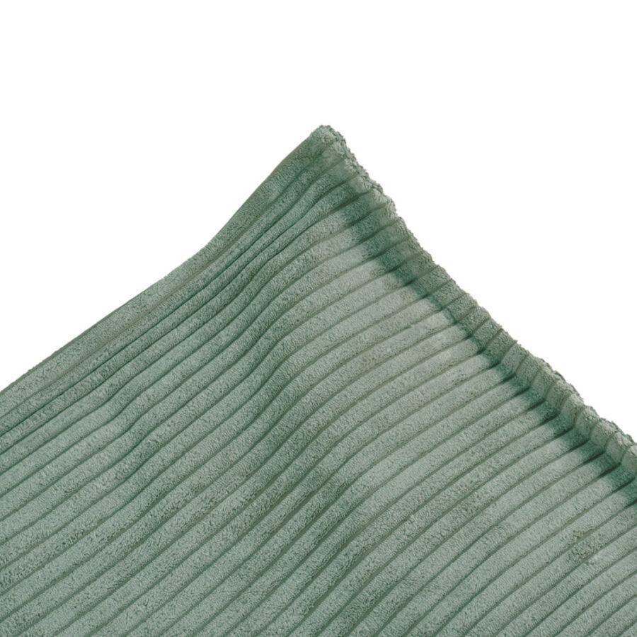 Puff, 60×60 cm, floor cushion , green, premium corduroy