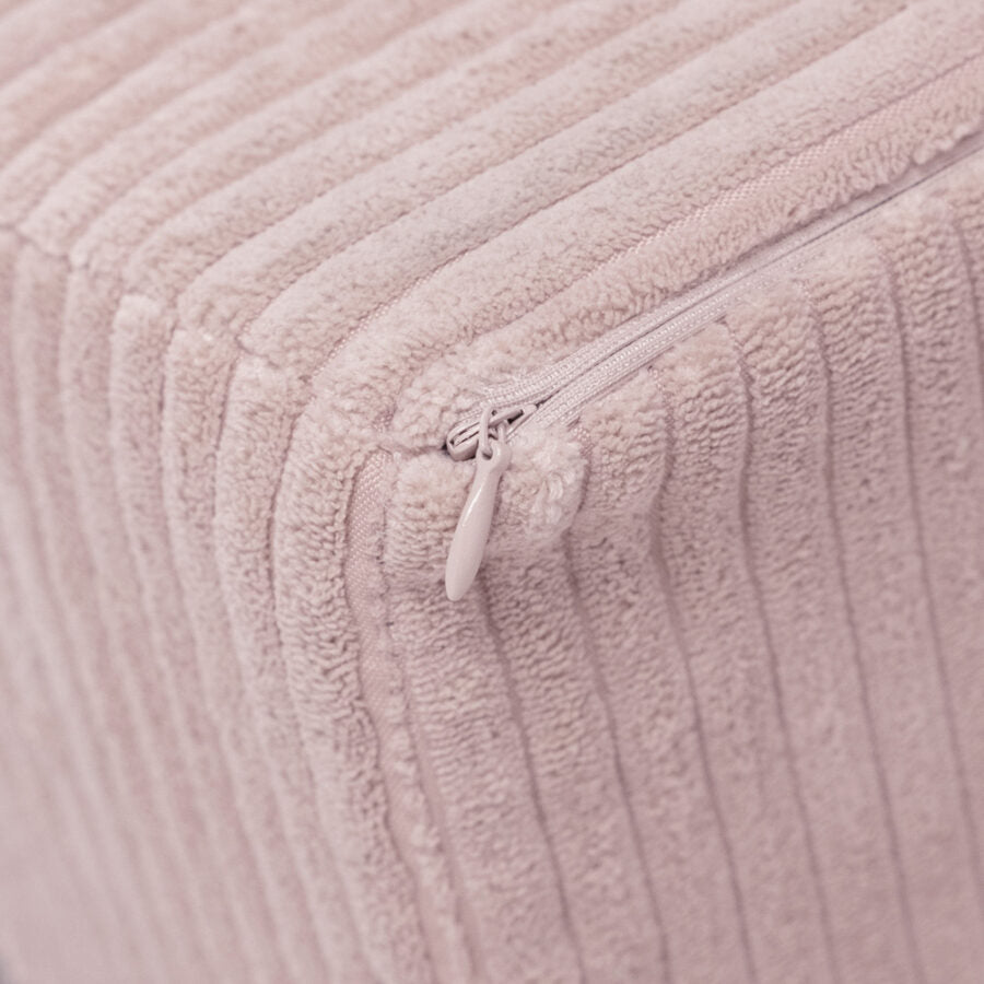 Armchair, light pink, premium corduroy