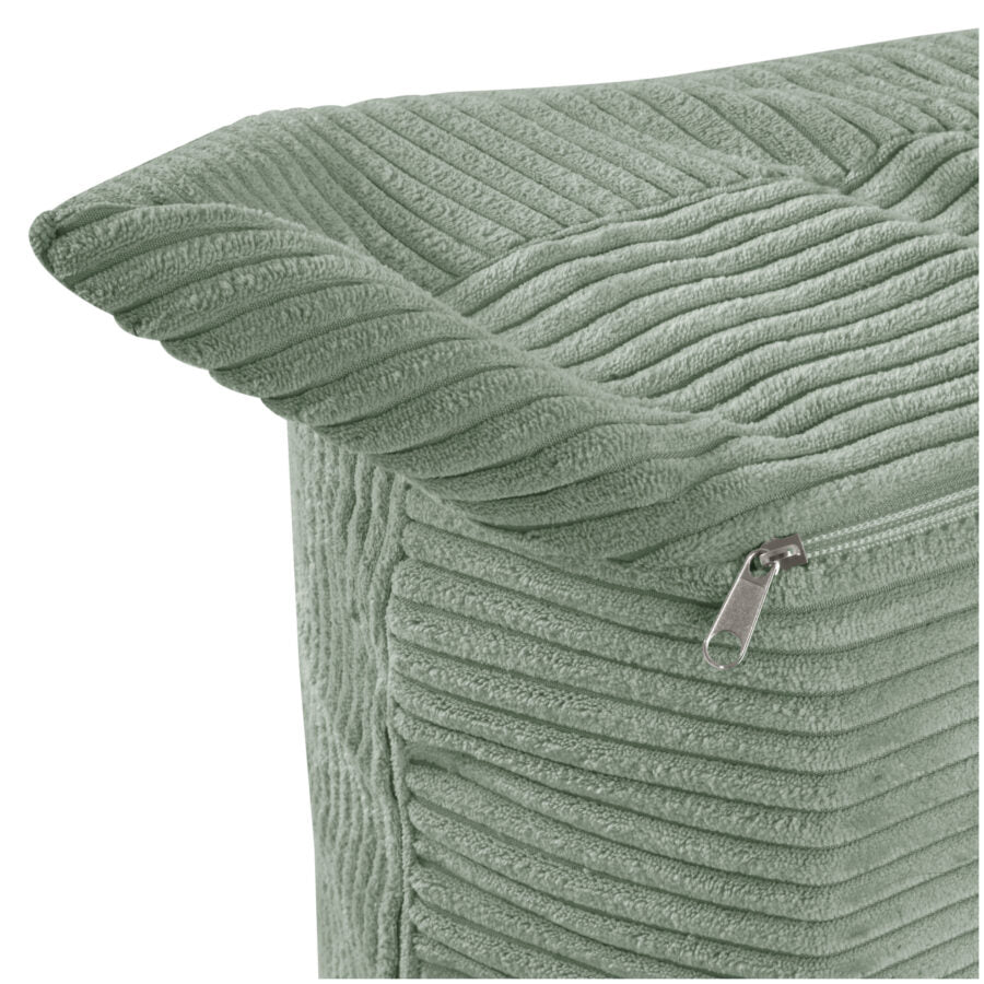 Ergonomic children’s lounge chair MOONI, green, premium corduroy