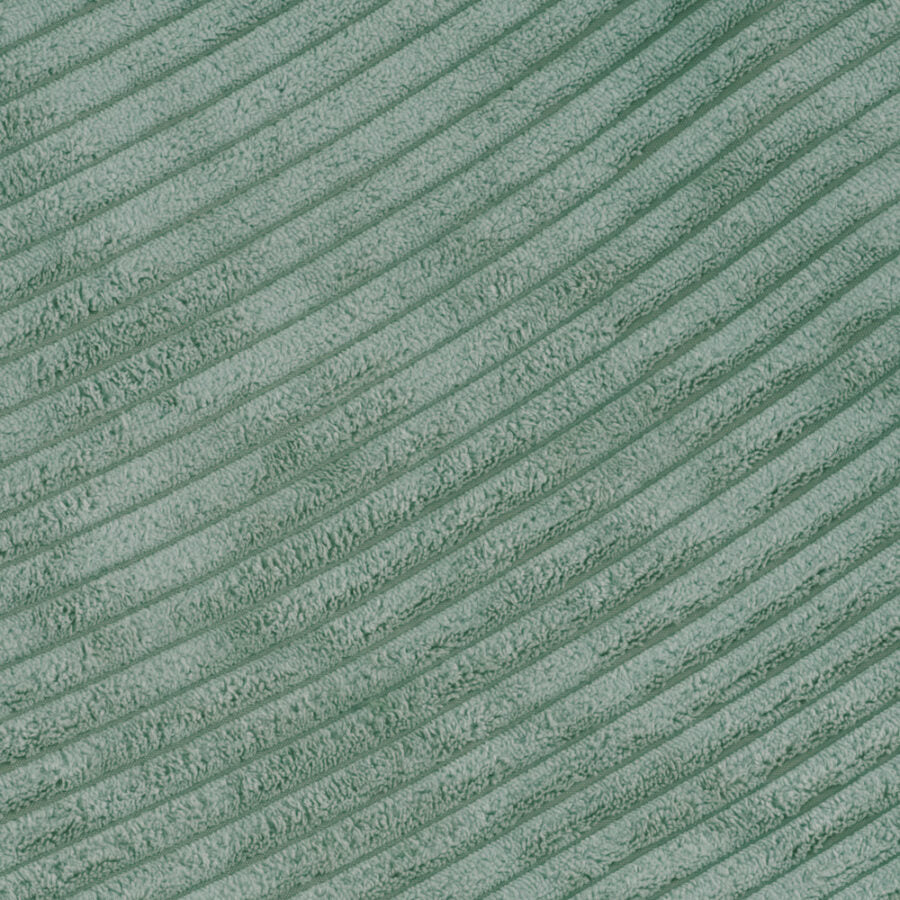 Puff, 60×60 cm, floor cushion , green, premium corduroy