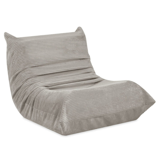 Ergonomic children’s lounge chair MOONI, beige, premium corduroy