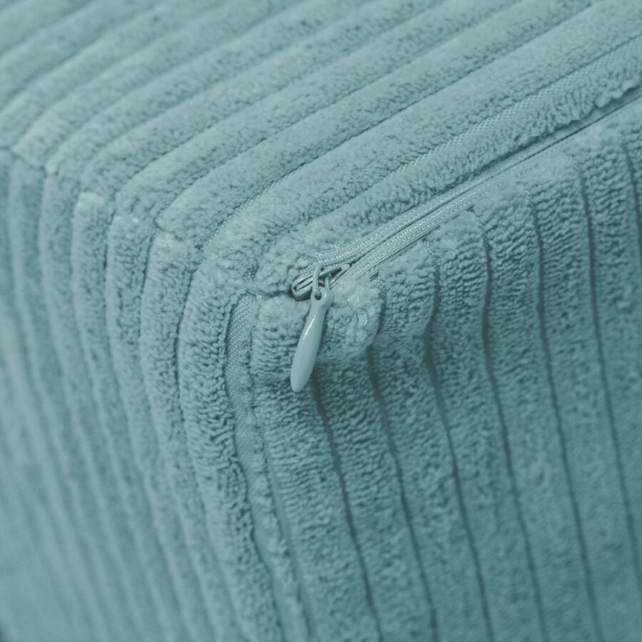 Armchair, blue, premium corduroy