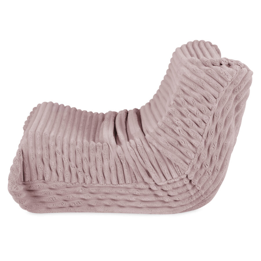 Ergonomic children’s lounge chair MOONI, pink, Puffy Lamell