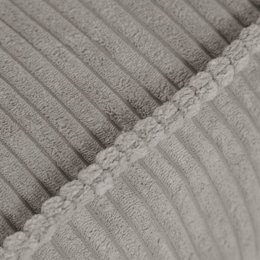 Puff, 60×60 cm, floor cushion , beige, premium corduroy