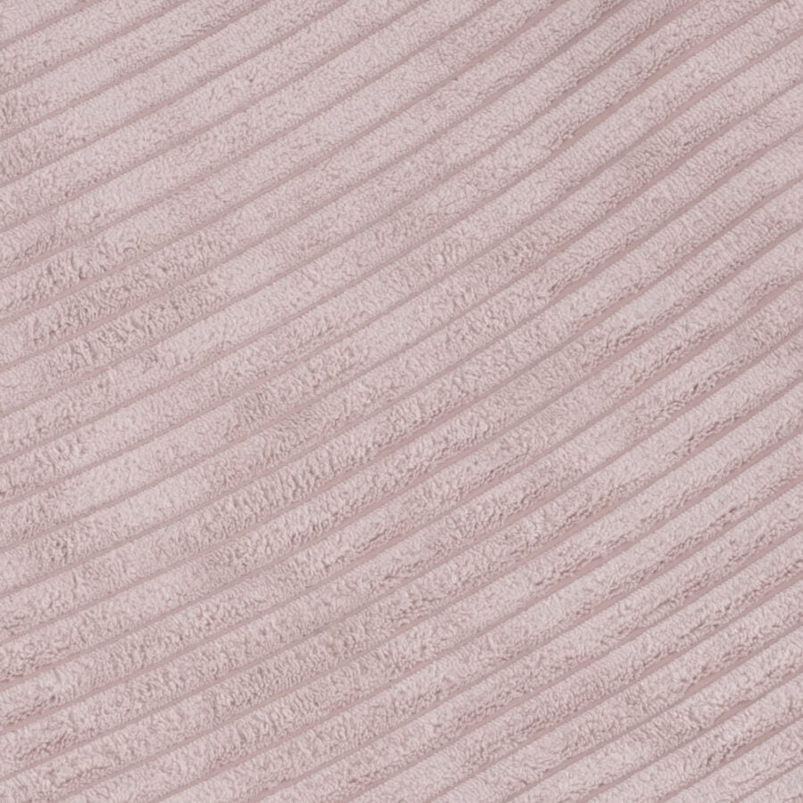 Puff, 60×60 cm, floor cushion, light pink, premium corduroy