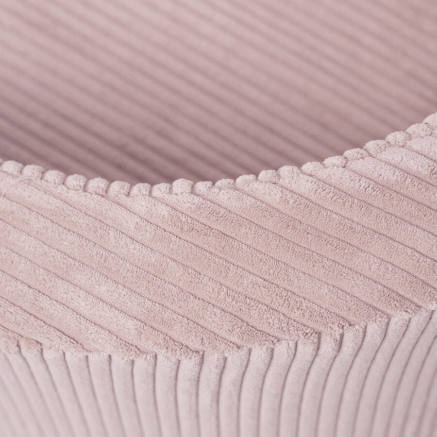 Armchair, light pink, premium corduroy
