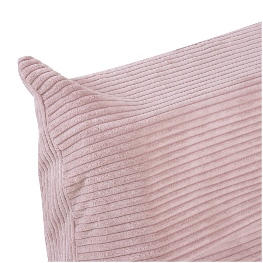 Ergonomic children’s lounge chair MOONI, light pink, premium corduroy