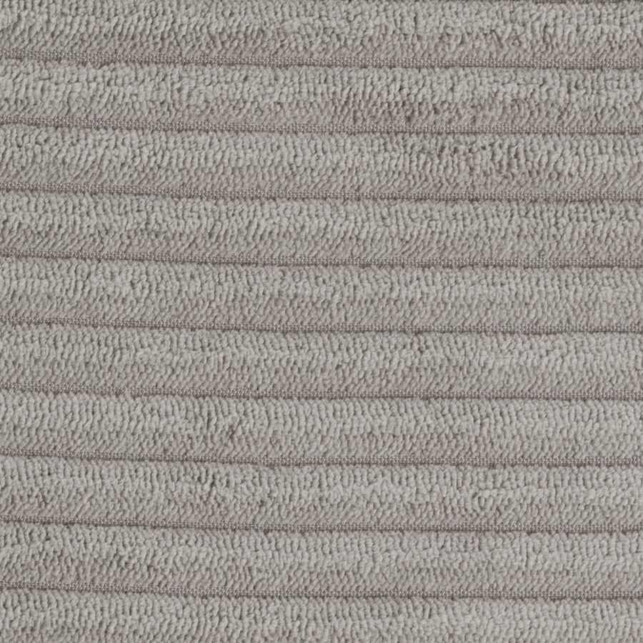 Floor mat, 115x115x5cm, beige, premium corduroy