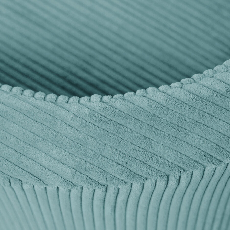 Armchair, blue, premium corduroy
