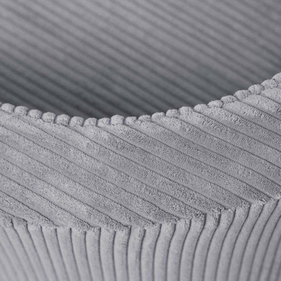 Armchair, grey, premium corduroy