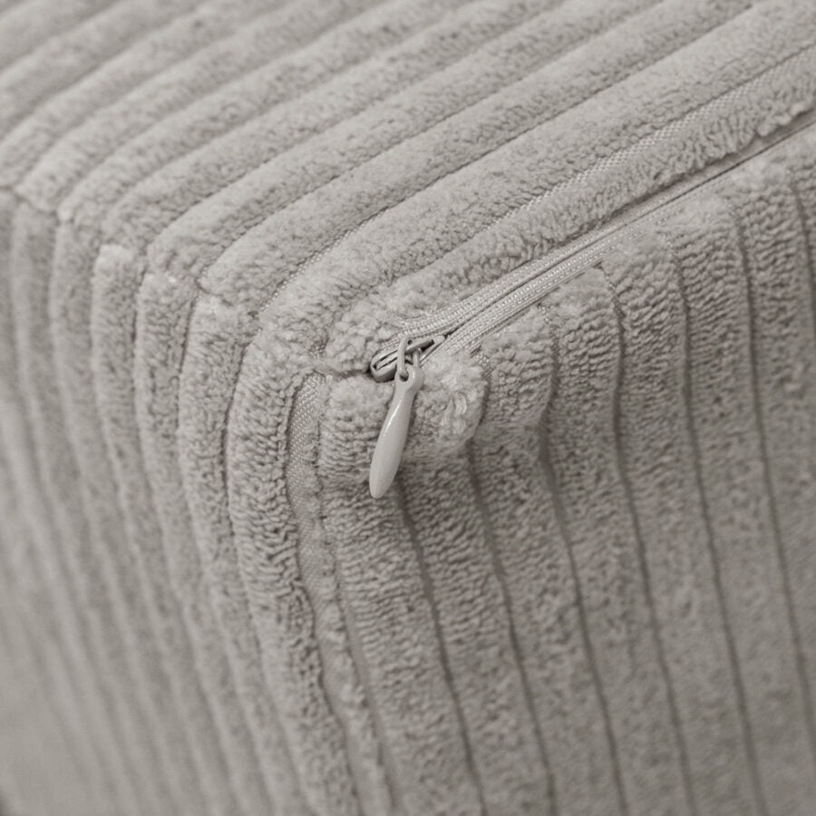 Armchair, beige, premium corduroy