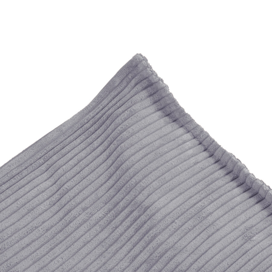 Puff, 60×60 cm, floor cushion, grey, premium corduroy