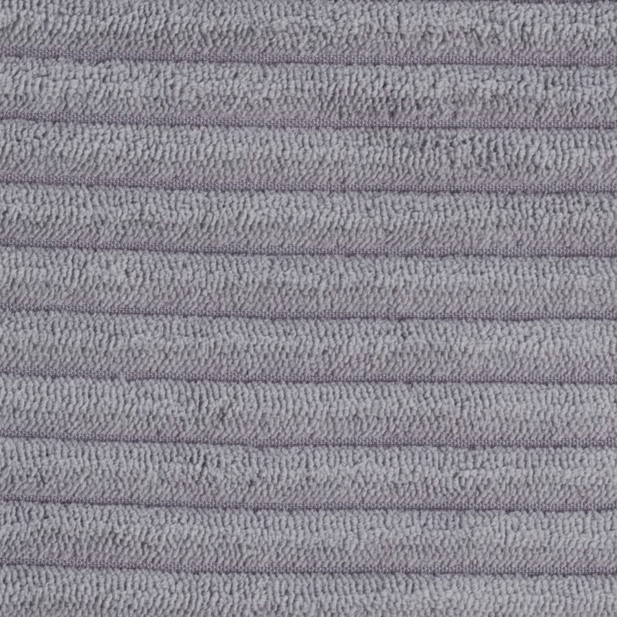 Floor mat, 115x115x5cm, grey, premium corduroy
