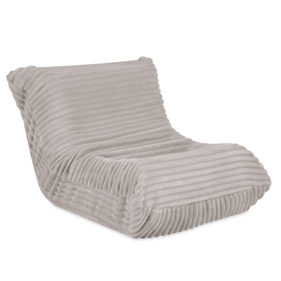 Ergonomic children’s lounge chair MOONI, beige, Puffy Lamell