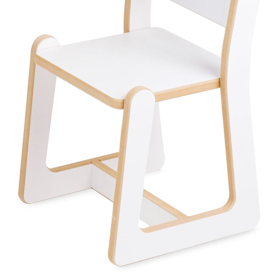 Montessori wooden baby chair
