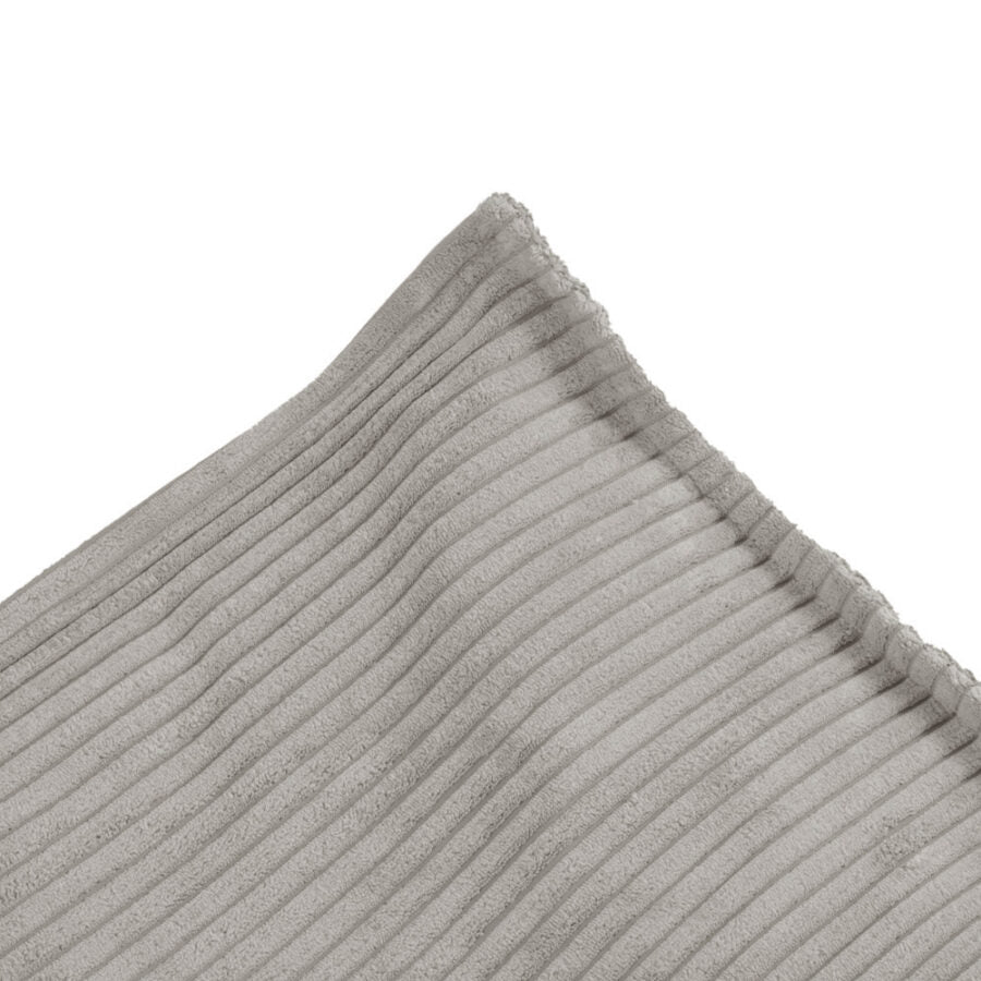 Puff, 60×60 cm, floor cushion , beige, premium corduroy