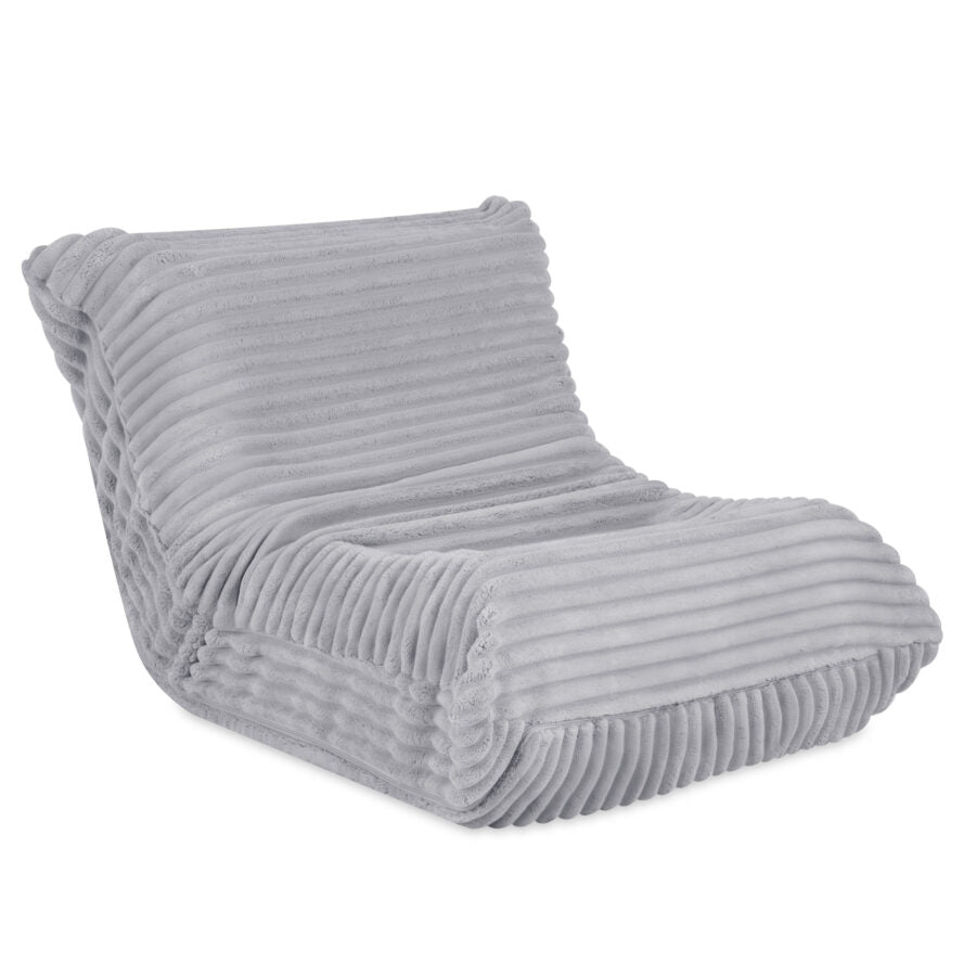 Ergonomic children’s lounge chair MOONI, grey, Puffy Lamell