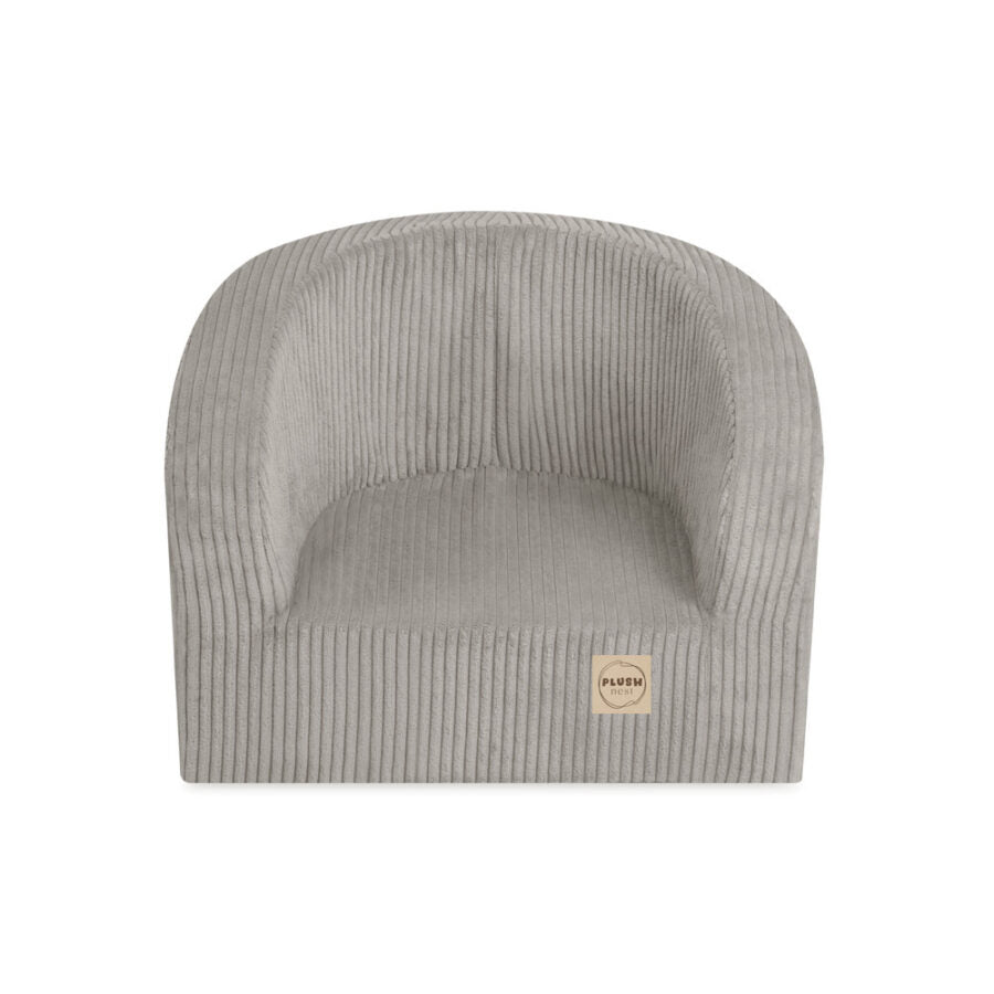 Armchair, beige, premium corduroy