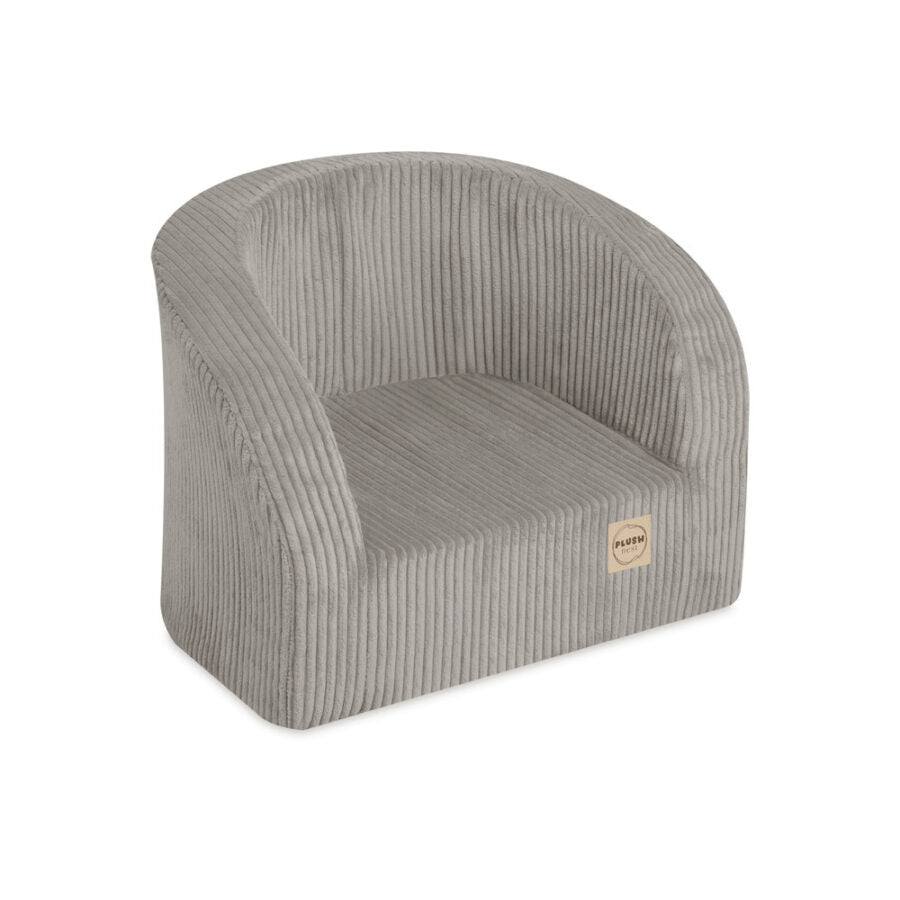 Armchair, beige, premium corduroy