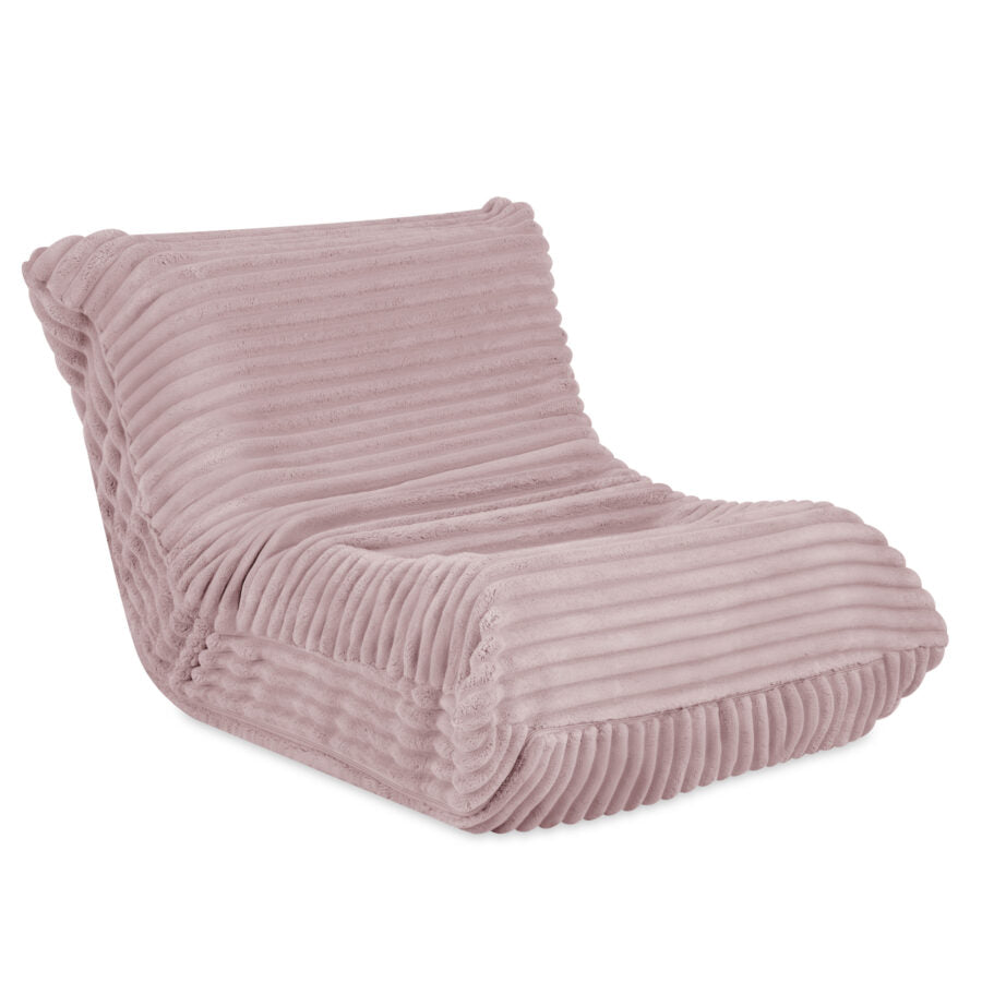 Ergonomic children’s lounge chair MOONI, pink, Puffy Lamell