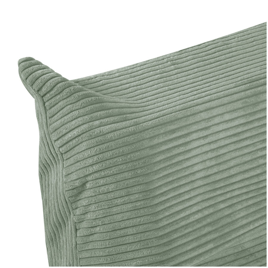 Ergonomic children’s lounge chair MOONI, green, premium corduroy