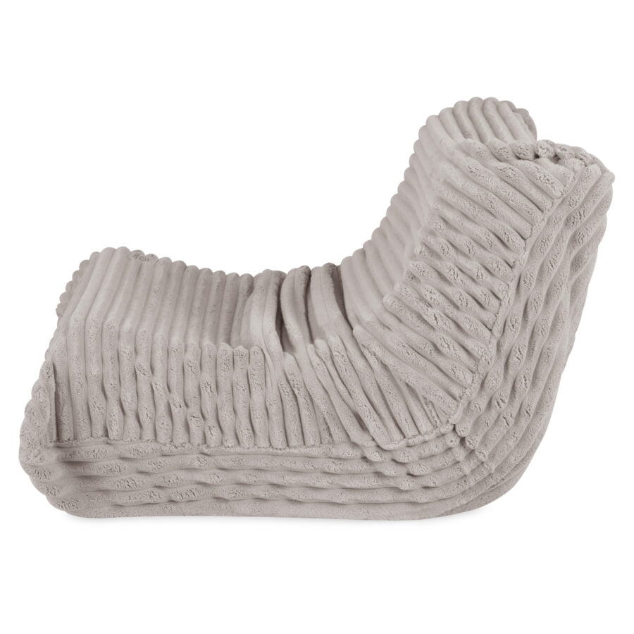 Ergonomic children’s lounge chair MOONI, beige, Puffy Lamell