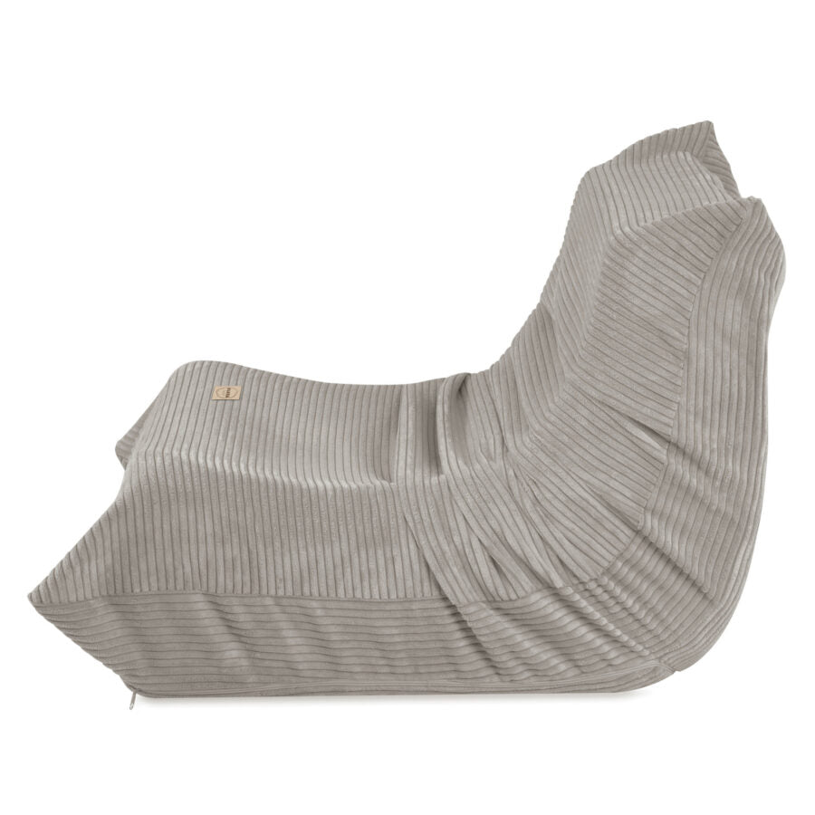 Ergonomic children’s lounge chair MOONI, beige, premium corduroy