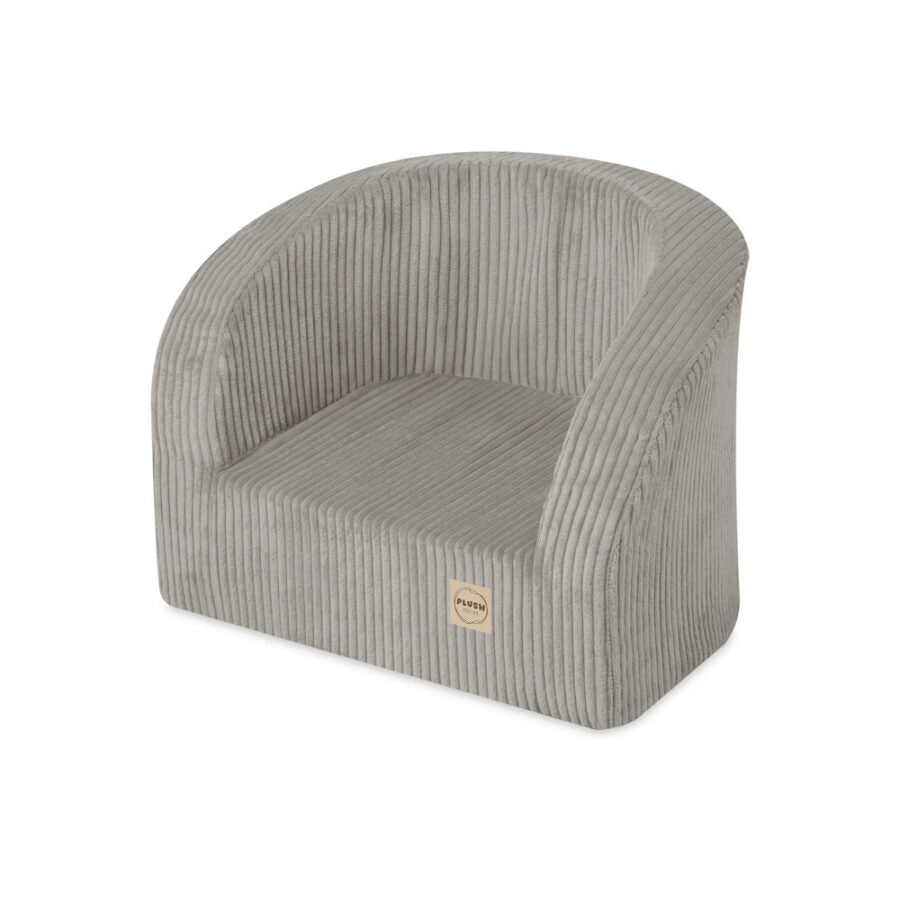 Armchair, beige, premium corduroy