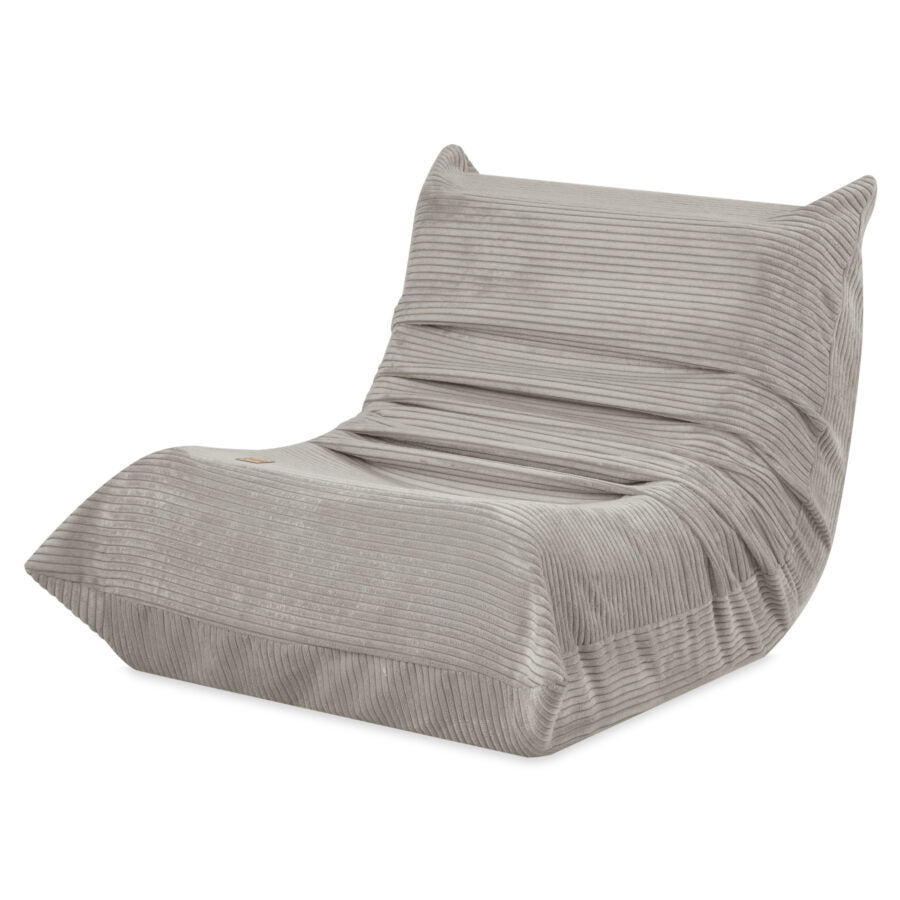 Ergonomic children’s lounge chair MOONI, beige, premium corduroy
